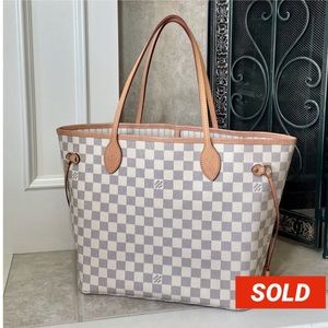 Louis Vuitton Neverfull MM Damier Azur